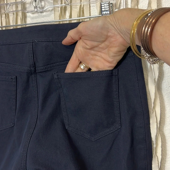 MM Lafleur Navy Foster Pant - Power Stretch Pant Size 8 - Picture 9 of 13